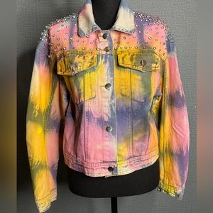 Denim Tie-Dye jacket
